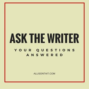 ASK THE WRITER: 5 more questions answered