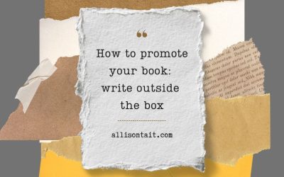 How to promote a book: write outside the box