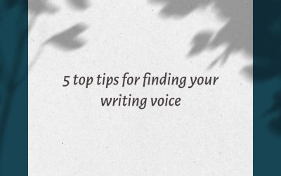 5 tips for finding your writing voice