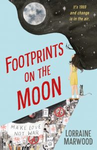 Footprints on the moon by Lorraine Marwood