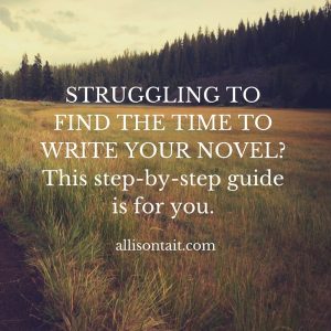 STRUGGLING TO FIND TIME TO WRITE YOUR NOVEL- This step-by-step guide is for you.