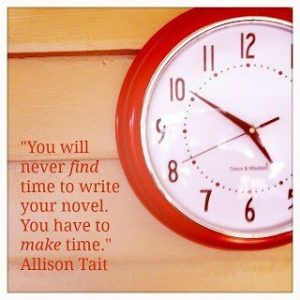 how to make time to write