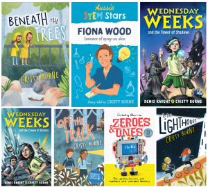 Cristy Burne signed books for Christmas