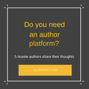 Do you need an author platform- 5 aussie