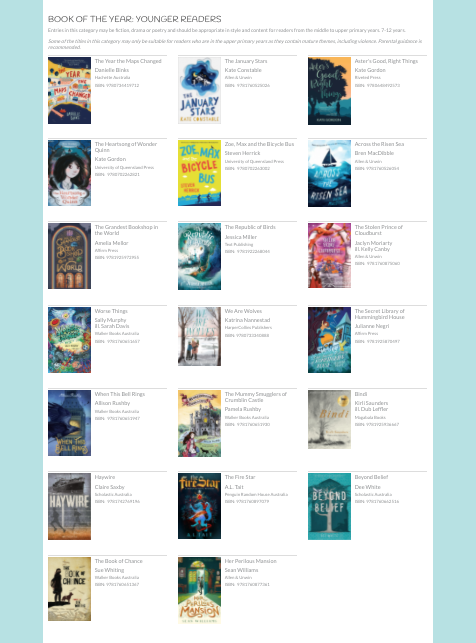 2021 CBCA Notables Younger Readers 2021 CBCA Notables Younger Readers